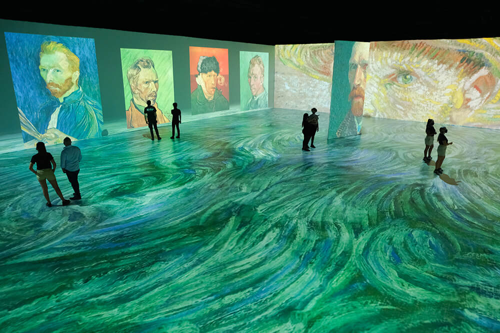 People visiting Beyond Monet